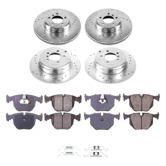 Callahan Brake Parts® - Drilled and Slotted Brake Kit