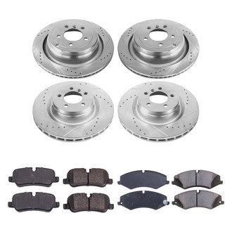 Callahan Brake Parts® - Drilled and Slotted Front and Rear Brake Kit
