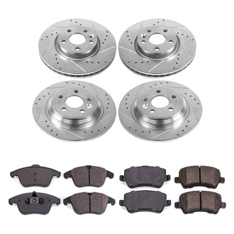 Callahan Brake Parts® - Drilled and Slotted Brake Kit