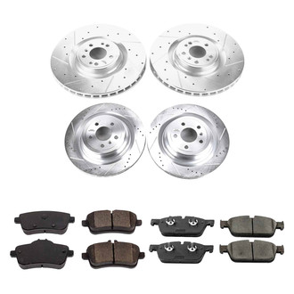 Callahan Brake Parts® - Drilled and Slotted Front and Rear Brake Kit