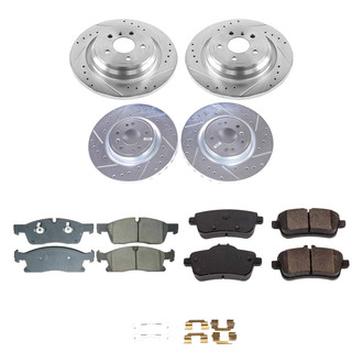 Callahan Brake Parts® - Drilled and Slotted Front and Rear Brake Kit