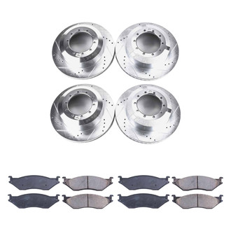 Callahan Brake Parts® - Drilled and Slotted Front and Rear Brake Kit