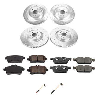 Callahan Brake Parts® - Drilled and Slotted Front and Rear Brake Kit