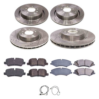 Callahan Brake Parts® - Drilled and Slotted Front and Rear Brake Kit