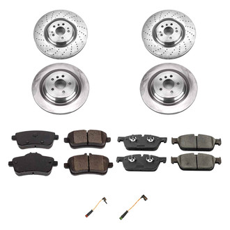 Callahan Brake Parts® - Plain Front and Rear Brake Kit