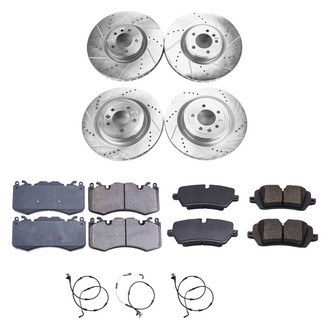 Callahan Brake Parts® - Drilled and Slotted Front and Rear Brake Kit