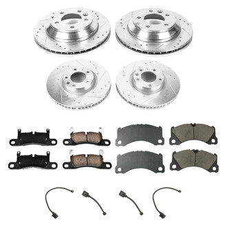 Callahan Brake Parts® - Drilled and Slotted Front and Rear Brake Kit