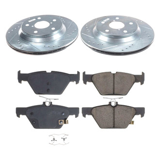 Callahan Brake Parts® - Drilled and Slotted Rear Brake Kit