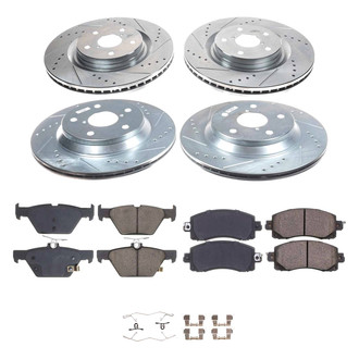 Callahan Brake Parts® - Drilled and Slotted Brake Kit