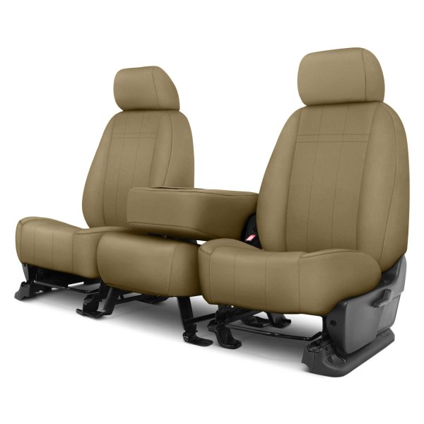  CalTrend® - Cordura 2nd Row Beige Custom Seat Covers