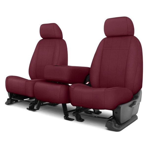  CalTrend® - Cordura 1st Row Burgandy Custom Seat Covers