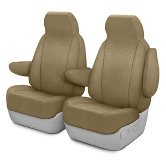 CalTrend® - Cordura 1st Row Beige Custom Seat Covers