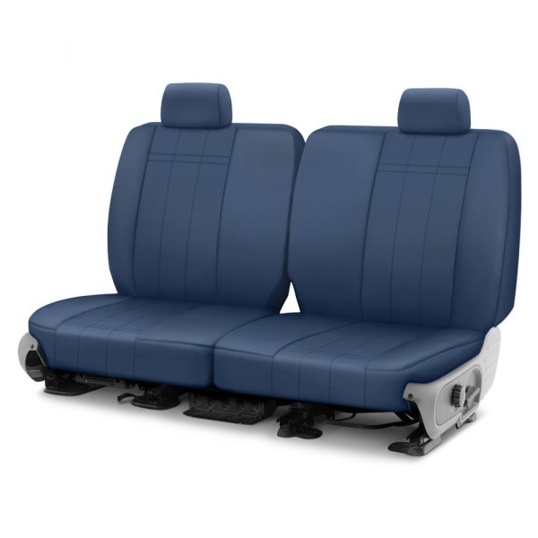  CalTrend® - Cordura 1st Row Blue Custom Seat Covers