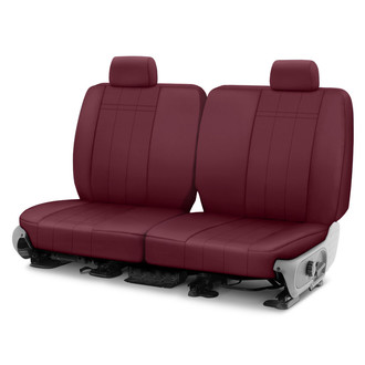 CalTrend® - Cordura 2nd Row Burgandy Custom Seat Covers