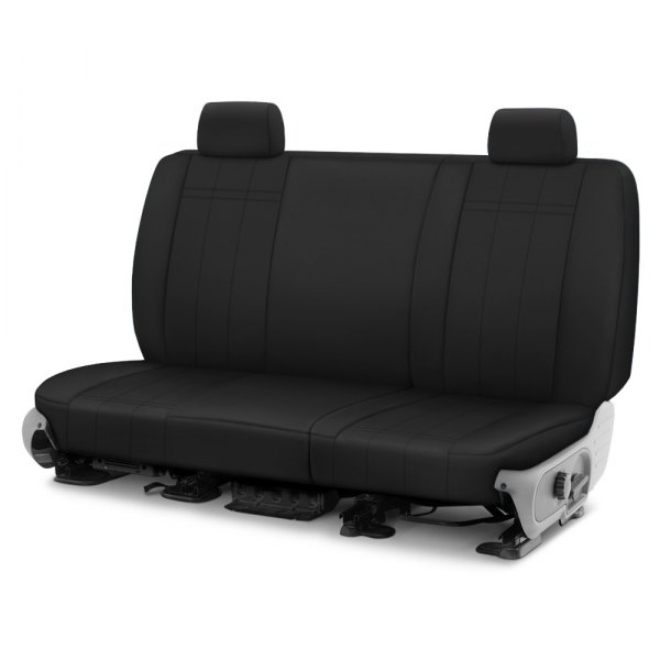  CalTrend® - Cordura 1st Row Black & Black Custom Seat Covers