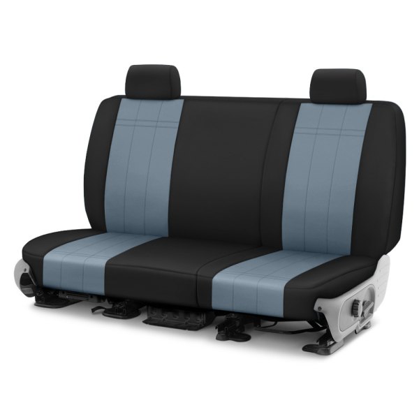  CalTrend® - Cordura 1st Row Charcoal & Black Custom Seat Covers