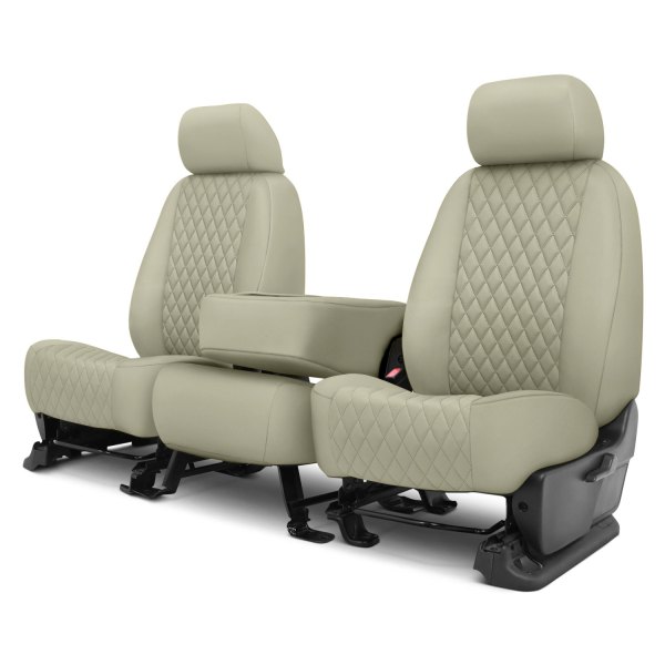  CalTrend® - Diamond Quilted 1st Row Sandstone Custom Seat Covers