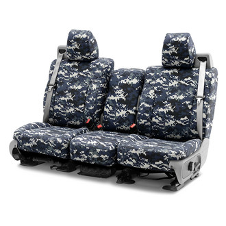 CalTrend® - Camouflage 1st Row Navy Custom Seat Covers