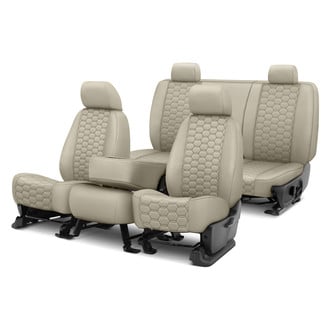CalTrend® - Faux Leather Hex Quilted Custom Seat Covers