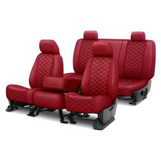 CalTrend® - Faux Leather Honeycomb Quilted Custom Seat Covers
