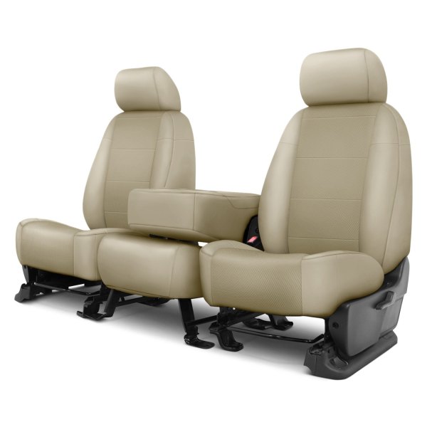  CalTrend® - I Can't Believe It's Not Leather Sport™ 2nd Row Sandstone Custom Seat Covers