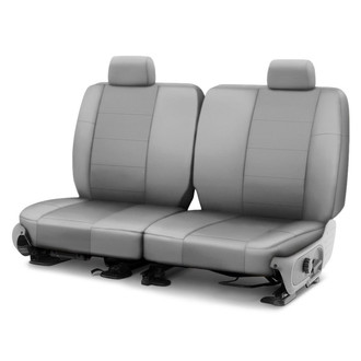 CalTrend® - I Can't Believe It's Not Leather Sport™ 2nd Row Light Gray Custom Seat Covers