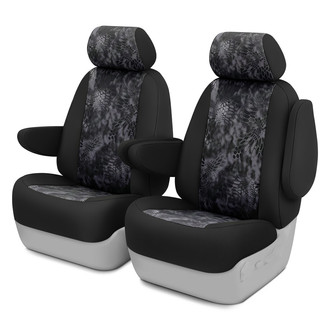 CalTrend® - Kryptek™ Cordura 1st Row Typhon & Black Custom Seat Covers