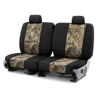 CalTrend® - Kryptek™ Cordura 2nd Row Highlander & Black Custom Seat Covers