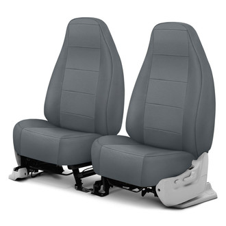 CalTrend® - Retro Weave 1st Row Charcoal Custom Seat Covers