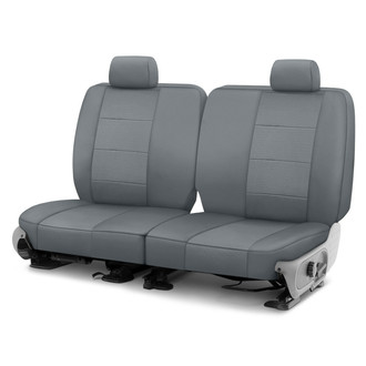 CalTrend® - Retro Weave 2nd Row Light Gray Custom Seat Covers