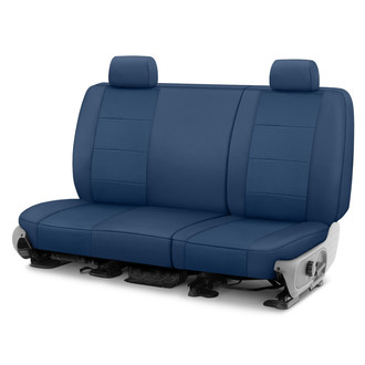 CalTrend® - Retro Weave 2nd Row Blue Custom Seat Covers