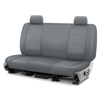 CalTrend® - Retro Weave 2nd Row Light Gray Custom Seat Covers