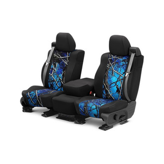 CalTrend® - Sirphis Camouflage 1st Row Undertow & Black Custom Seat Covers