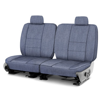 CalTrend® - Smart Denim® 3rd Row Blue Custom Seat Covers