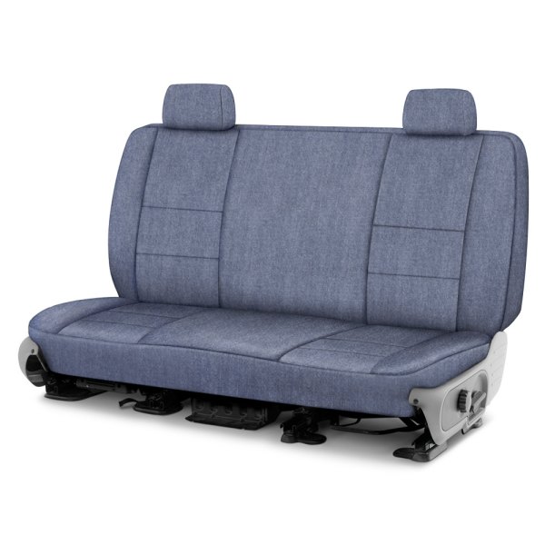  CalTrend® - Smart Denim® 1st Row Blue Custom Seat Covers