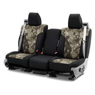 CalTrend® - TrueTimber® Camo 2nd Row Black & Viper Western Custom Seat Covers