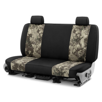 CalTrend® - TrueTimber® Camo 2nd Row Black & Viper Western Custom Seat Covers