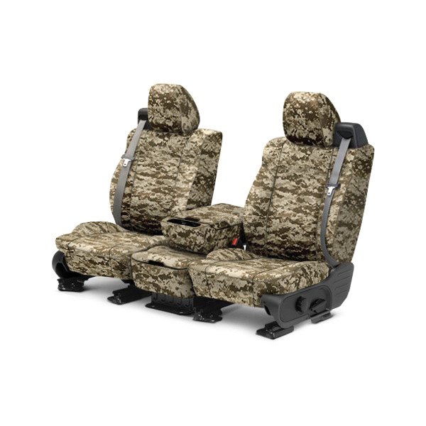  CalTrend® - Camouflage 1st Row Digital Desert Custom Seat Covers