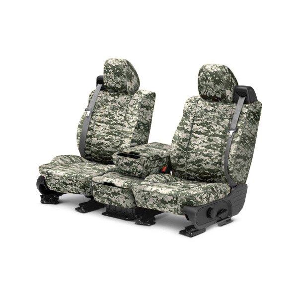 CalTrend® - Camouflage 1st Row Digital Forest Custom Seat Covers