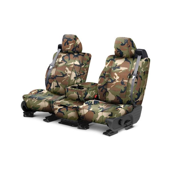  CalTrend® - Camouflage 1st Row Retro Custom Seat Covers