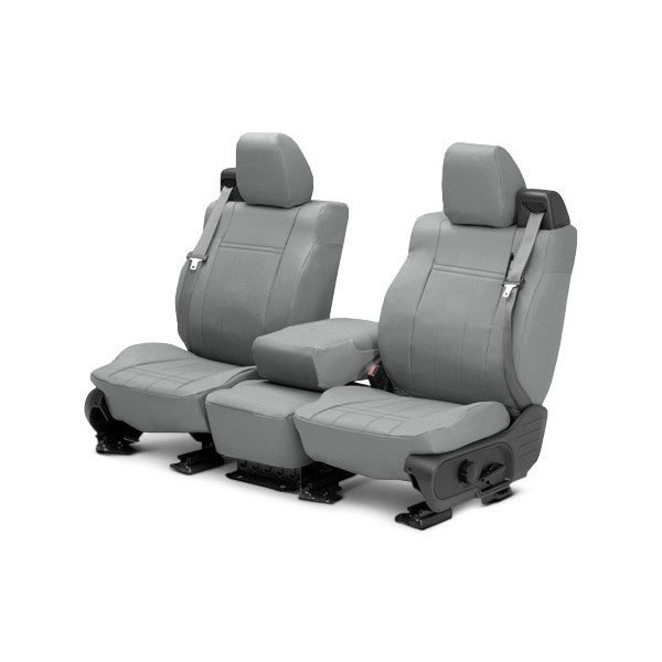  CalTrend® - DuraPlus 1st Row Light Gray Custom Seat Covers