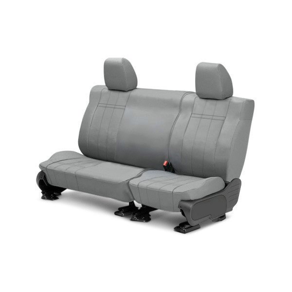  CalTrend® - DuraPlus 2nd Row Light Gray Custom Seat Covers