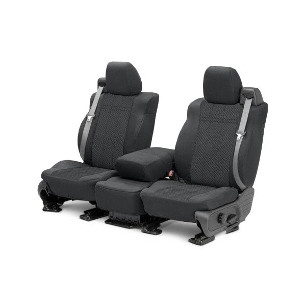  CalTrend® - EuroSport 1st Row Charcoal Custom Seat Covers