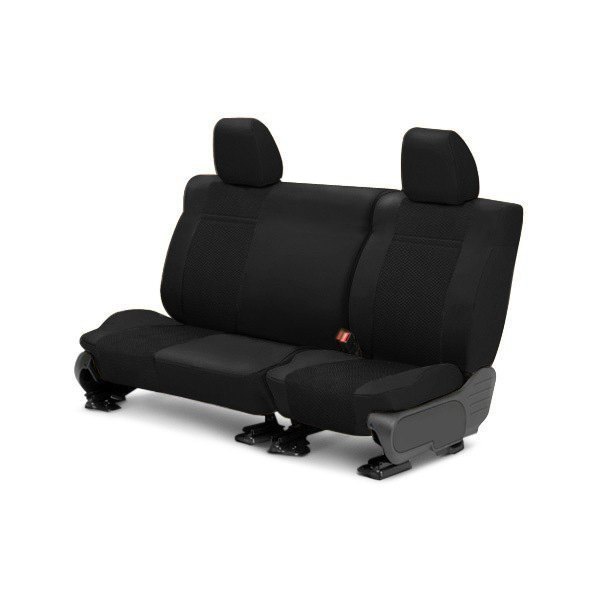  CalTrend® - EuroSport 2nd Row Black Custom Seat Covers