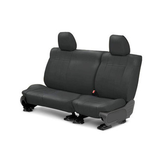 CalTrend® - I Can't Believe It's Not Leather™ 2nd Row Dark Gray Custom Seat Covers