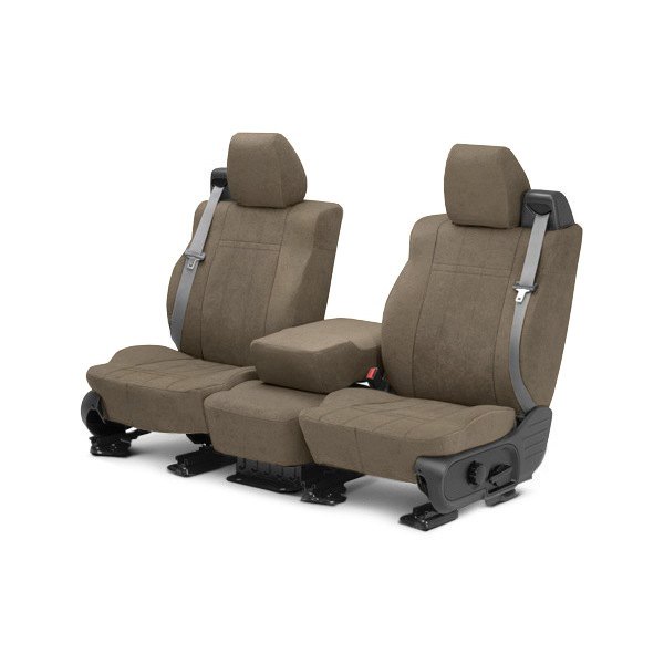  CalTrend® - MicroSuede 1st Row Beige Custom Seat Covers