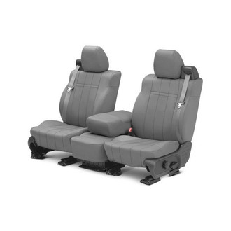 CalTrend® - NeoSupreme 1st Row Light Gray Custom Seat Covers