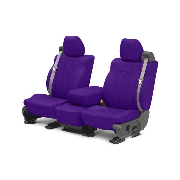  CalTrend® - NeoSupreme 1st Row Purple Custom Seat Covers