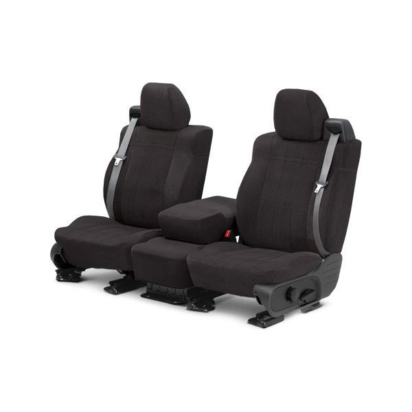  CalTrend® - O.E. Velour 1st Row Charcoal Custom Seat Covers