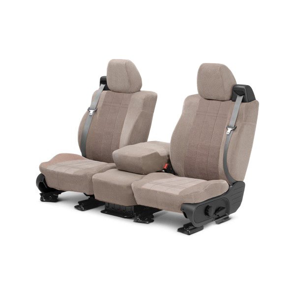  CalTrend® - O.E. Velour 1st Row Beige & Premier Custom Seat Covers